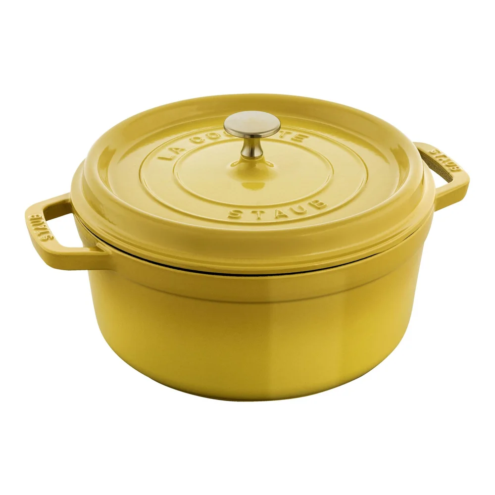 Litinový hrnec s poklicí Cocotte, Ø 28 cm/ 6,7 l, citronová