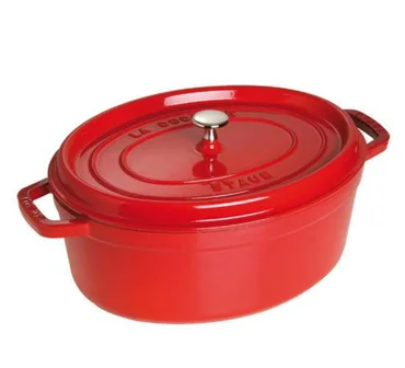 Staub Oválný litinový hrnec s poklicí Cocotte,  27 cm / 3,2 l