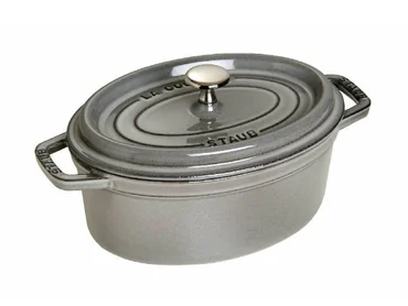 Staub Oválný litinový hrnec s poklicí Cocotte,  31 cm / 5,5 l