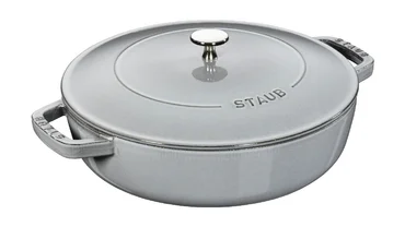 Staub Litinový kastrol s poklicí Chistera, 24 cm
