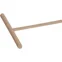 Litinová pánev na palačinky, dřevěná rukojeť, 28 cm, černá
