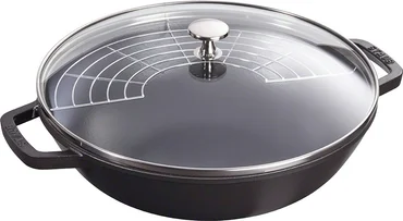 Staub Pánev wok se skleněnou poklicí 30 cm/4,4l
