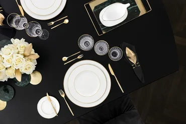 Villeroy & Boch Anmut Gold servírovací talíř, Ø 32 cm