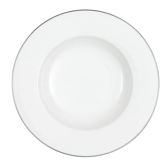 Anmut Platinum hluboký talíř, Ø 24 cm