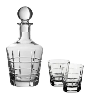 Villeroy & Boch Ardmore Club sada dvou sklenic na whisky s karafou