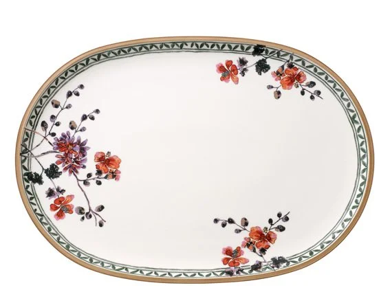Artesano Provencal Verdure oválný talíř na rybu, 43 x 30 cm