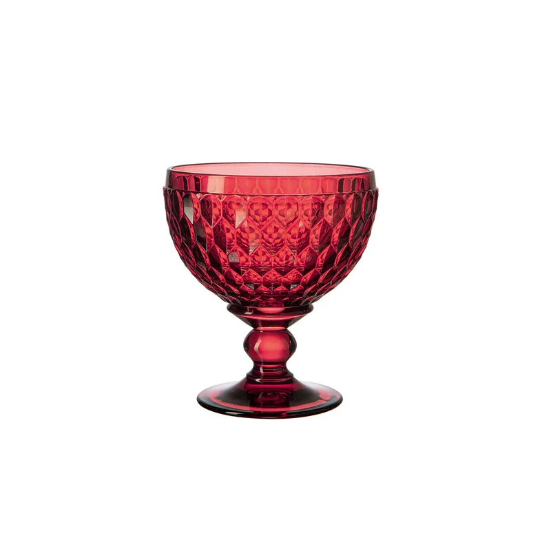 Sklenice na šampaňské / miska na dezerty Boston Coloured Red, 400 ml