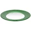 Skleněný servírovací talíř Boston Coloured Green, Ø 32 cm