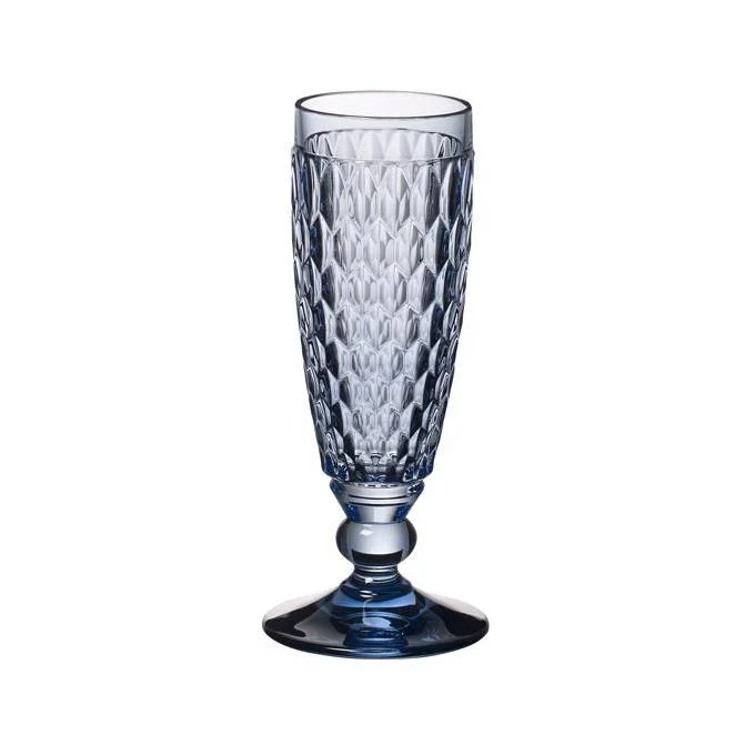 Sklenice na šampaňské Boston Coloured Blue, 0,145 l