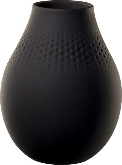 Collier Noir porcelánová váza Perle, 20 cm