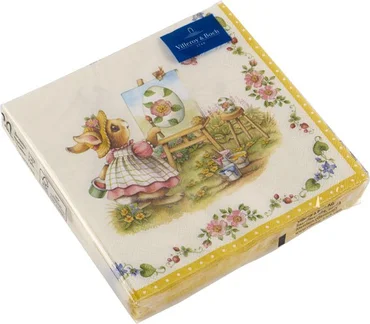 Villeroy & Boch Easter Accessoires ubrousky Bunny Tales, 33 x 33 cm