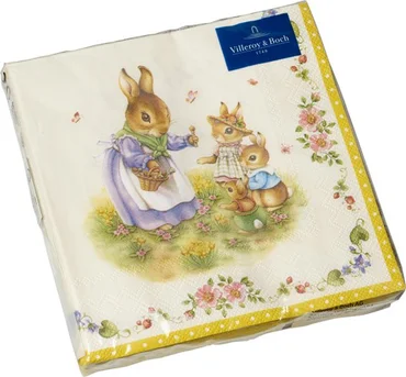 Villeroy & Boch Easter Accessoires ubrousky Easter Family, 33 x 33 cm