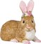 Easter Bunnies ležící zajíc s věnečkem, 17 cm