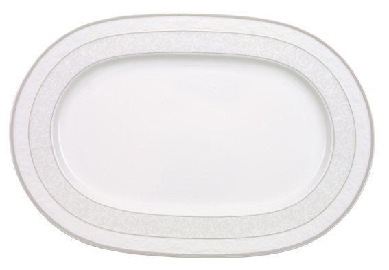 Gray Pearl oválný servírovací talíř, 35 cm