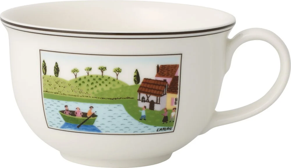 Šálek na bílou kávu XXL Charm & Breakfast Design Naif, 500 ml