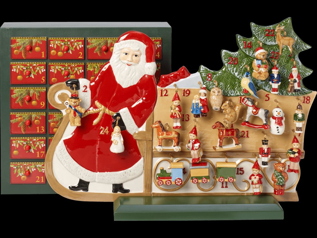 Villeroy & Boch Christmas Toys Memory adventní kalendář Santovy sáně, 49 cm 1486029596