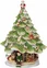 Christmas Toys Memory hrací skříňka / svícen, vánoční stromek s dětmi, 30 cm