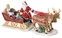 Christmas Toys dekorace / svícen, Santovo spřežení, 36 cm