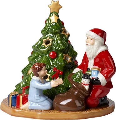 Villeroy & Boch Christmas Toys svícen, rozdávání dárků, 14 cm
