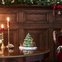 Christmas Toys dekorace / svícen, vánoční stromek se zvířátky, 17 cm