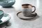 Lave beige kameninový podšálek k šálku na kávu, 15 cm