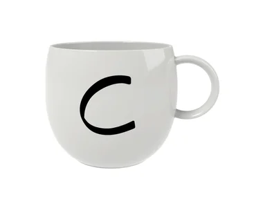 Villeroy & Boch Like hrnek Letters, písmeno C, 0,33 l