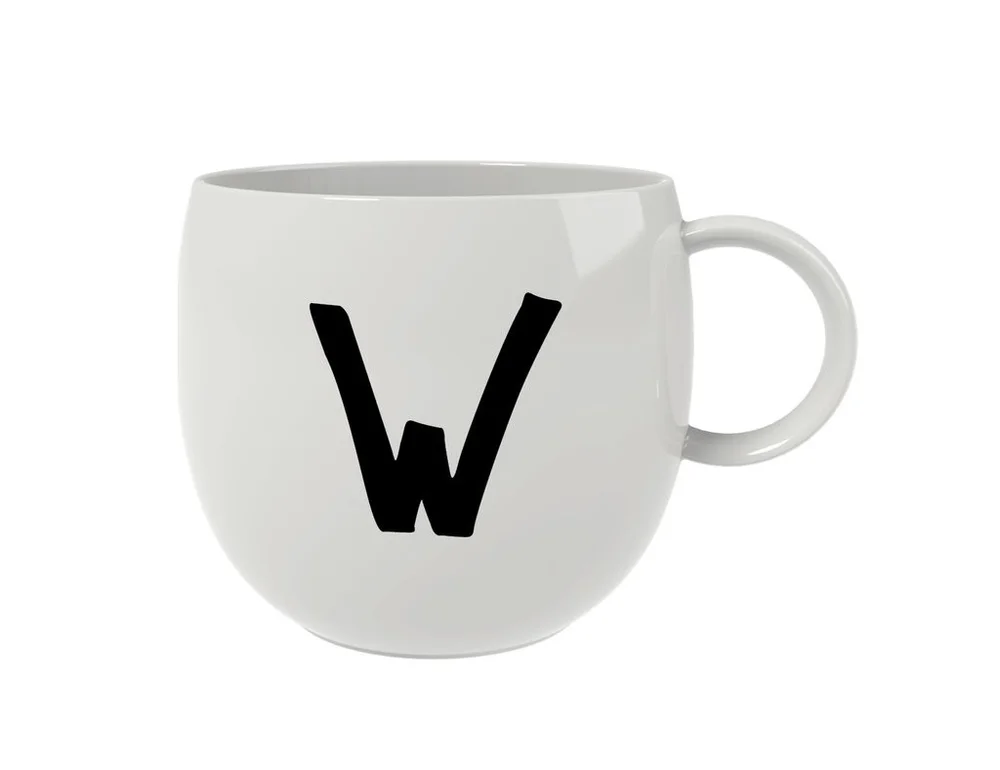Like hrnek Letters, písmeno W, 0,33 l