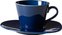 Like Organic Dark Blue kávový podšálek, 17,5 cm