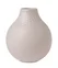 Collier Beige porcelánová váza Perle, 12 cm