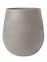 Collier Taupe porcelánová váza Carré, 23 cm