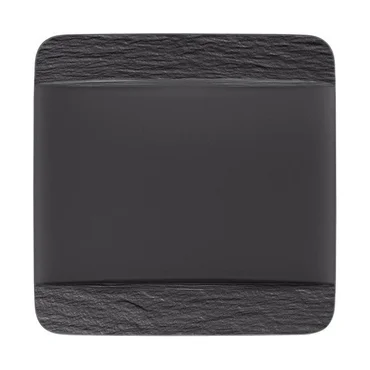 Villeroy & Boch Manufacture Rock jídelní talíř, 28 x 28 cm