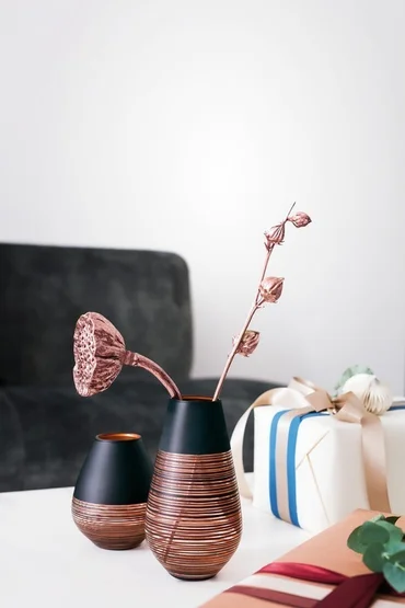 Villeroy & Boch Manufacture Swirl skleněná váza, 12 cm