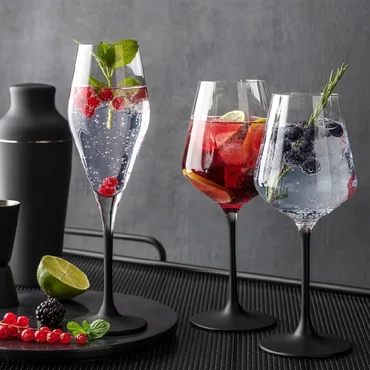 Villeroy & Boch Manufacture Rock sada sklenic na červené víno 0,47 l, 4 ks