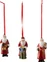 Nostalgic Ornaments vánoční závěsná dekorace, Santa Claus, 3 ks