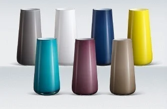 Villeroy & Boch Numa skleněná váza artic breeze, 34 cm