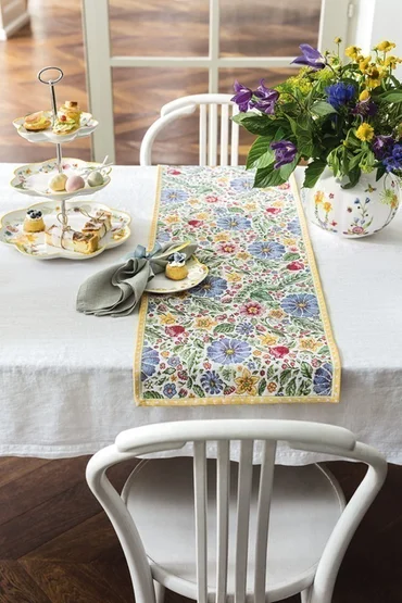 Villeroy & Boch Spring Awakening běhoun na stůl Spring flowers, 32 x 96 cm