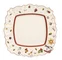 Toy´s Delight jídelní talíř, bílý, 28,5 x 28,5 cm