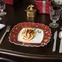 Toy´s Delight jídelní talíř, červený, 28,5 x 28,5 cm