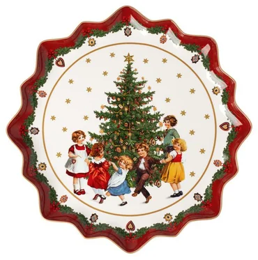 Villeroy & Boch Toy's Fantasy hluboký podnos na cukroví, tančící děti, 39 cm