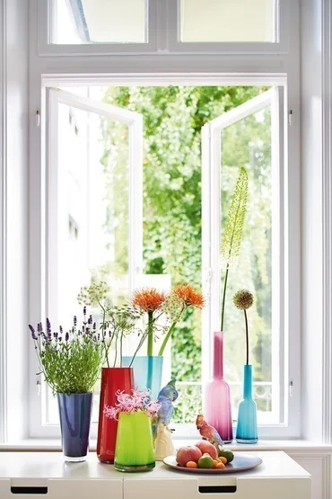 Villeroy & Boch Verso skleněná váza artic breeze, 25 cm