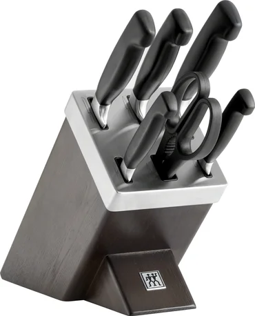 Zwilling Samoostřící blok s noži Four Star, 7 ks