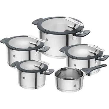 Zwilling Simplify sada nádobí se slévacími poklicemi, 5 ks