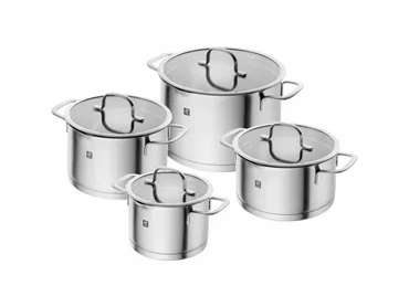 Zwilling Sada nerezového nádobí se slévacími poklicemi True Flow, 4 ks