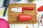 Dětský nůž Twinny, 10 cm, červený