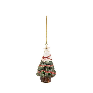 Villeroy & Boch Winter Collage Accessoires závěsný kovový stromeček, 12 cm