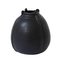 Váza Wabi Graine, 17 cm, matná černá