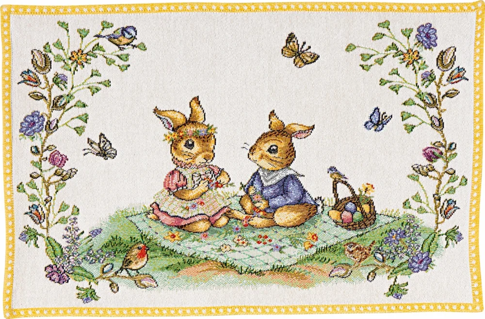Spring Fantasy bavlněná prostírka, piknik, 32 x 48 cm