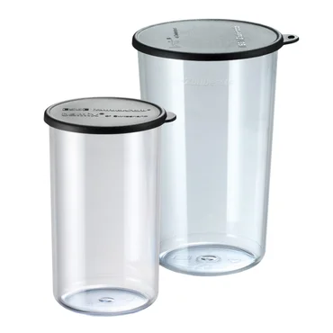 Bamix Sada 2 pohárů Beaker s víčky, 400 a 600 ml