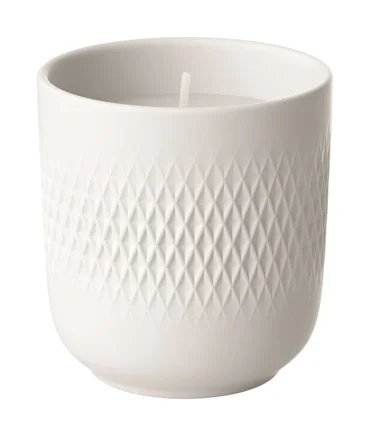 Villeroy & Boch Vonná svíčka Carré, Manufacture Collier blanc, s vůní Mystery, 180 ml