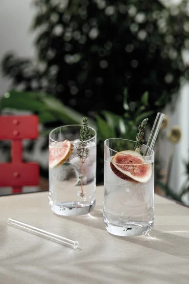 Villeroy & Boch Rovná skleněná brčka Purismo Bar, 15 cm, 4 ks